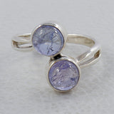 925 Sterling Silver Tanzanite Rings