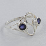 925 Sterling Silver Iolite Rings