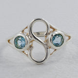 925 Sterling Silver Iolite Rings