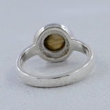 Natural Labradorite Silver Ring