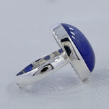 Natural Tanzanite Silver Ring