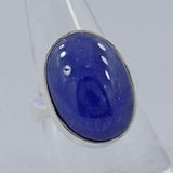 Natural Tanzanite Silver Ring