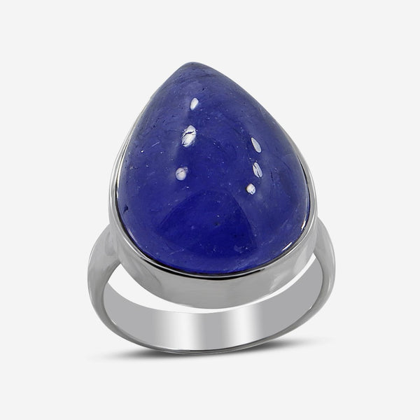 Natural Tanzanite Silver Rings