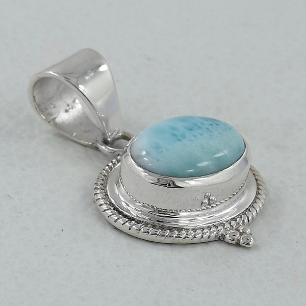 925 Sterling Silver Larimar Pendants