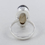 Natural Labradorite Silver Rings