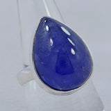 Natural Tanzanite Silver Ring