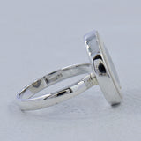 Solar Ice Quartz Silver Rings