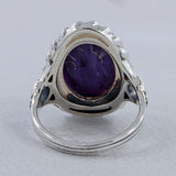 925 Sterling Silver Charoite Rings