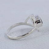 Natural Amethyst Silver Ring