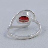 Natural Amethyst Silver Ring