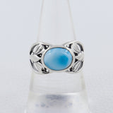 925 Sterling Silver Larimar Rings