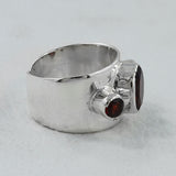 925 Silver Blue Topaz Rings