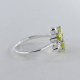 Natural Citrine Silver Rings