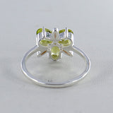 Natural Citrine Silver Rings