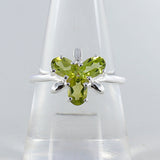 Natural Citrine Silver Rings