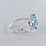 Natural Citrine Silver Rings