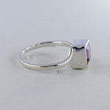 Natural Garnet Silver Rings