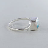 Natural Garnet Silver Rings