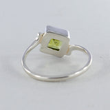 Natural Garnet Silver Rings