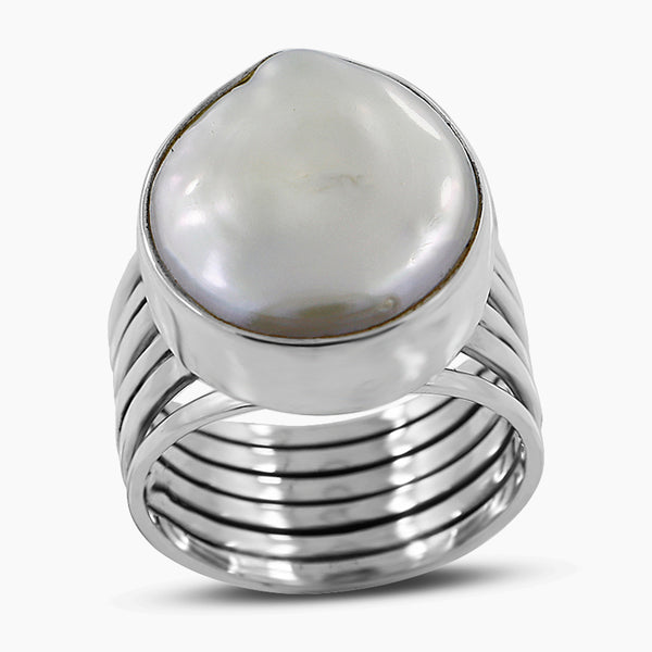 Natural Blue Larimar Silver Rings