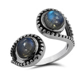 Labradorite Silver Ring