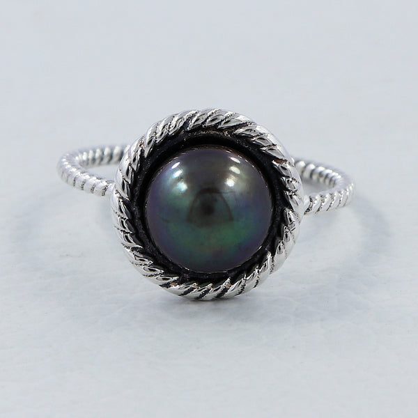 925 Sterling Silver Pearl Rings