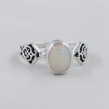 925 Sterling Silver Ruby Ring