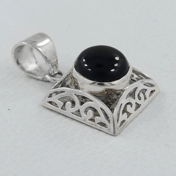925 Silver Black Onyx Pendants