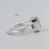 Natural Garnet Silver Rings
