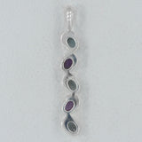 925 Silver Blue Topaz Pendants