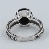 Black Onyx Silver Rings