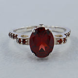 925 Sterling Silver Blue Topaz Rings