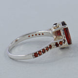 925 Sterling Silver Blue Topaz Rings