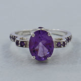 925 Sterling Silver Blue Topaz Rings