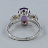 925 Sterling Silver Blue Topaz Rings