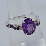 925 Sterling Silver Blue Topaz Rings