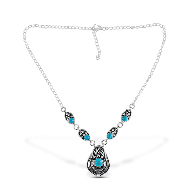 925 Sterling Silver Tourmaline Necklace