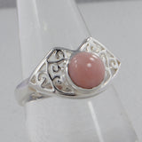 Rainbow Moonstone Silver Rings
