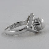 Rainbow Moonstone Silver Rings