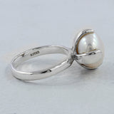 Pearl Silver Rings