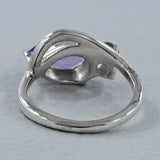 Amethyst Silver Rings