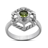 925 Sterling Silver Peridot Rings