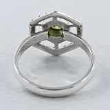 925 Sterling Silver Peridot Rings