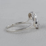 Natural Smoky Quartz Silver Rings