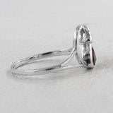 Natural Smoky Quartz Silver Rings