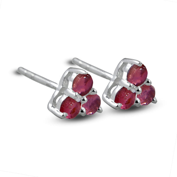 Peridot Silver Studs Earrings