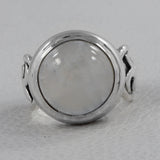Natural Larimar Silver Rings