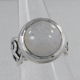 Natural Larimar Silver Rings