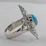 Larimar Silver Rings