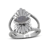 925 Sterling Silver Larimar Ring